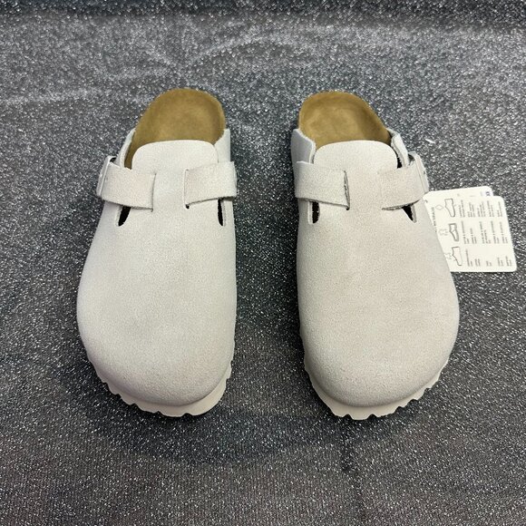 Women's Birkenstock Boston Mink Shoes - Picture 2 of 5